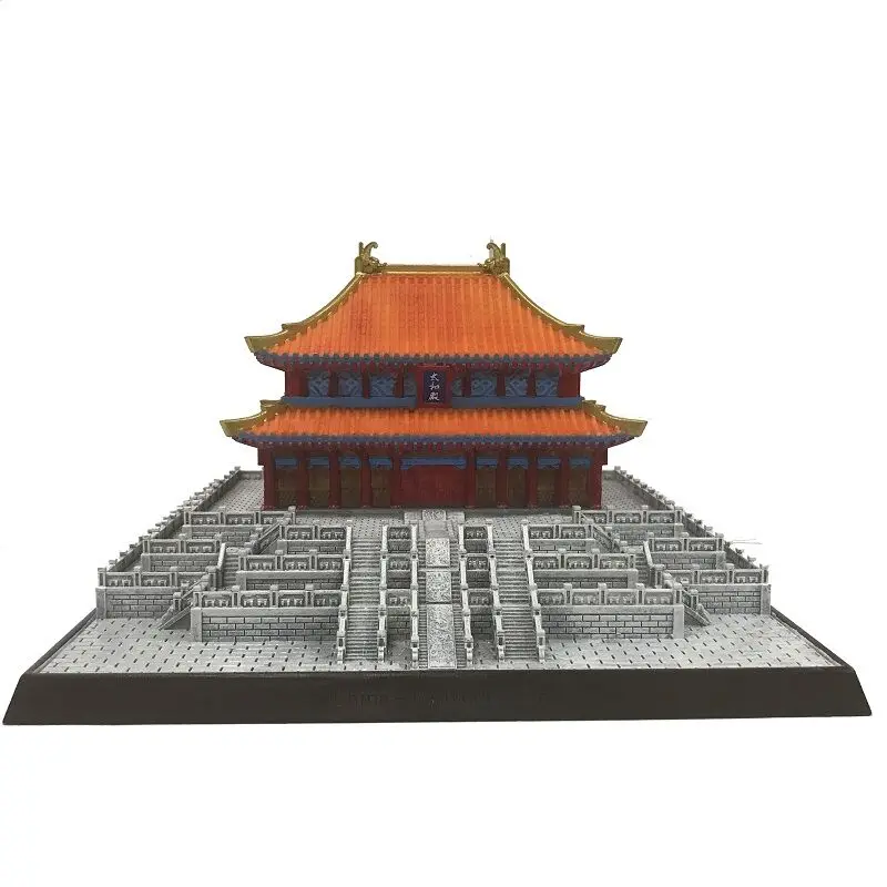 Art Craft Museum - งานฝีมือเรซินสถานที่ท่องเที่ยวในประเทศจีน Palace Museum Figurine ตกแต่ง Desktop
