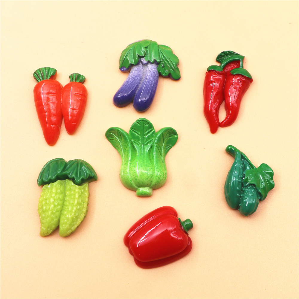 Art And Craft Vegetable - 10 pcs น่ารักจำลองต่างๆผัก Miniature อาหารเรซิน Flatback