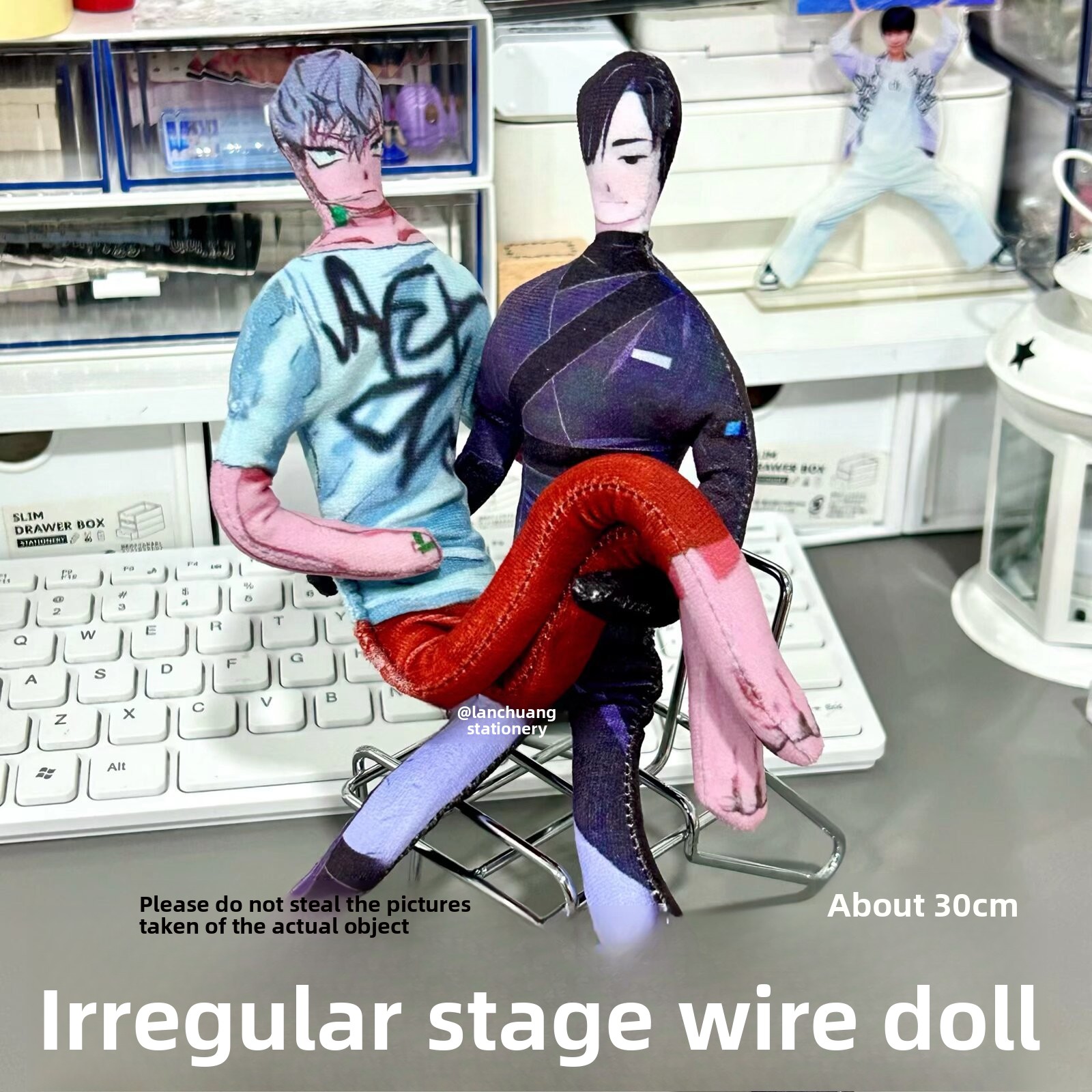 Art Craft Material - ตุ๊กตาเอเลียนสเตจ แขนขาถอดได้ ขึ้นรูปได้ด้วยลวด ของเล่นสะสม ตกแต่งโต๊ะทำงาน ของขวัญ