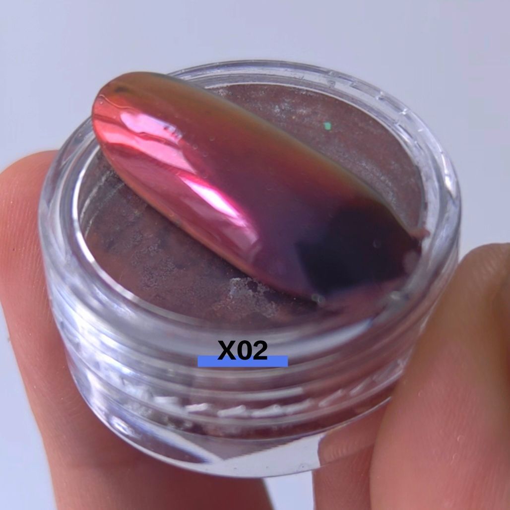 Art Craft Optical - ผงกระจกมหัศจรรย์เปลี่ยนสีแบบออปติคอลสีดำและแดงสำหรับงานศิลปะตกแต่งเล็บ ขายส่งข้ามพรมแดน