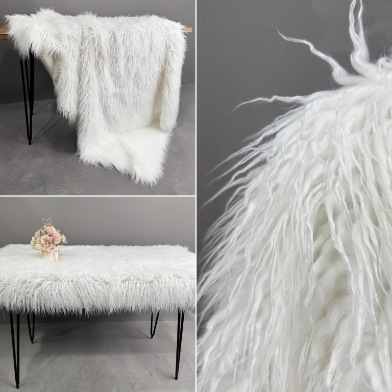 Art Craft Upholstery - ผ้าขนสัตว์เนื้อนุ่มยาวสำหรับตกแต่ง งานฝีมือ เย็บผ้า หุ้มเบาะ เสื้อผ้า ขายเป็นเมตร