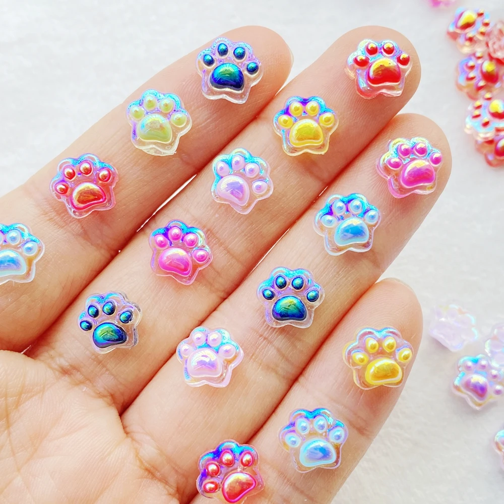 Art Craft Cat - 50pcs เรซิ่น Kawaii MINI Shining Cat