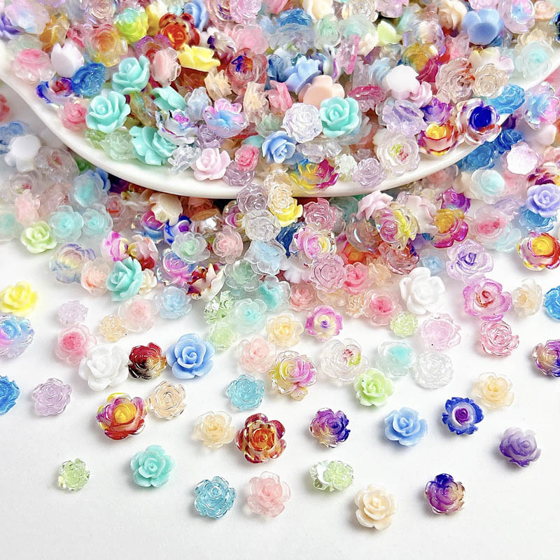 ดอกไม้เรซิ่นผสมแบบสุ่มดอกกุหลา - Art Craft Rose บทวิจารณ์และราคา