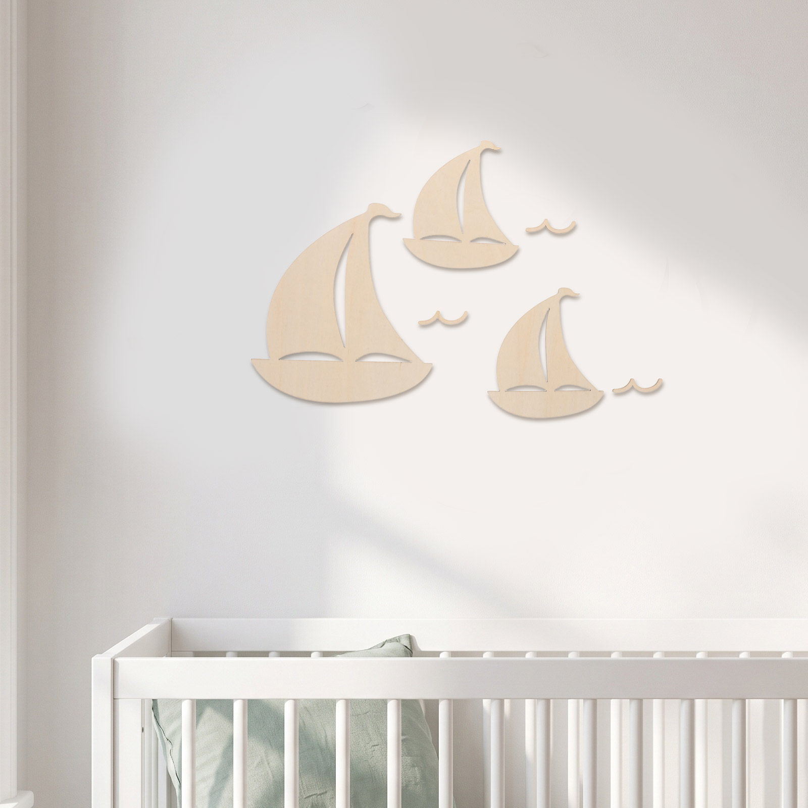 เรือใบไม้ตกแต่งห้อง 6 ชิ้น งาน - Art And Craft For Nursery บทวิจารณ์และราคา