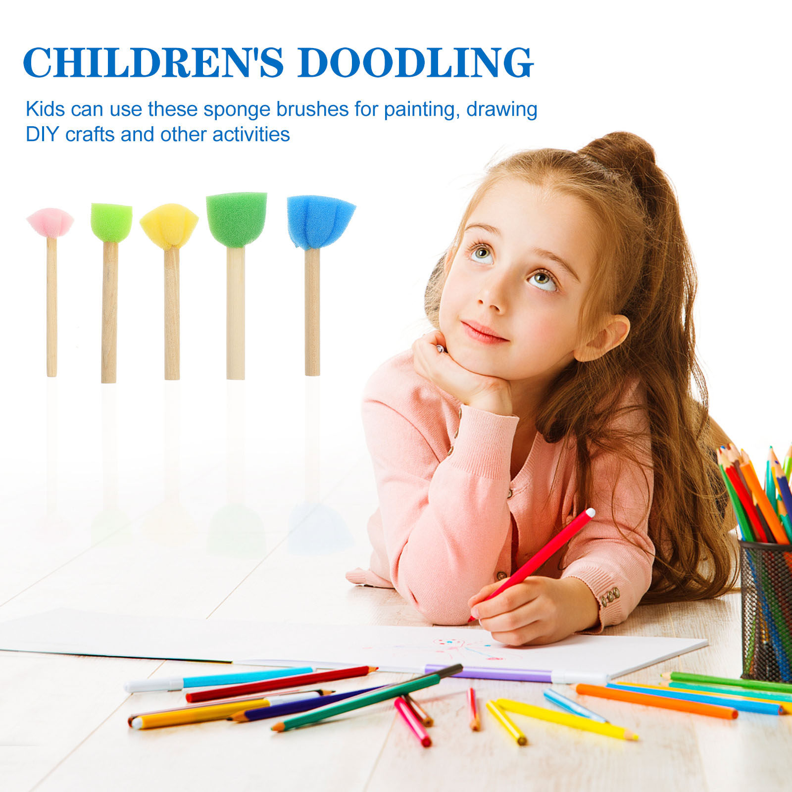 ชุดแปรงฟองน้ำ 25 ชิ้น รูปทรงดอ - Art And Craft For Nursery บทวิจารณ์และราคา