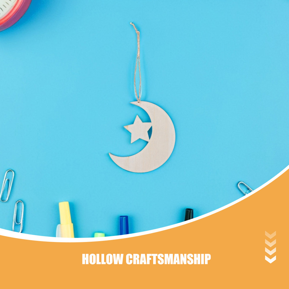 แผ่นไม้รูปพระจันทร์และดาว 40 ช - Art And Craft For Nursery บทวิจารณ์และราคา