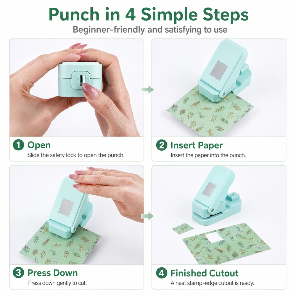 เครื่องเจาะกระดาษลายแสตมป์ สำห - Art Craft Material บทวิจารณ์และราคา