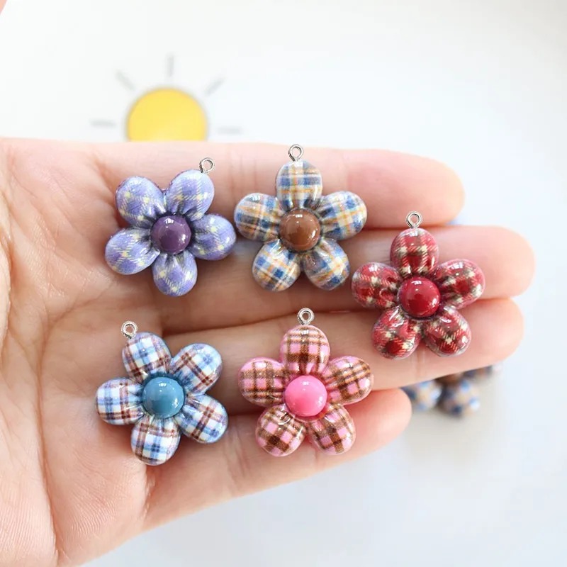 จี้เรซิ่นรูปดอกไม้หวานๆ 10 ชิ้ - Art Craft Party บทวิจารณ์และราคา