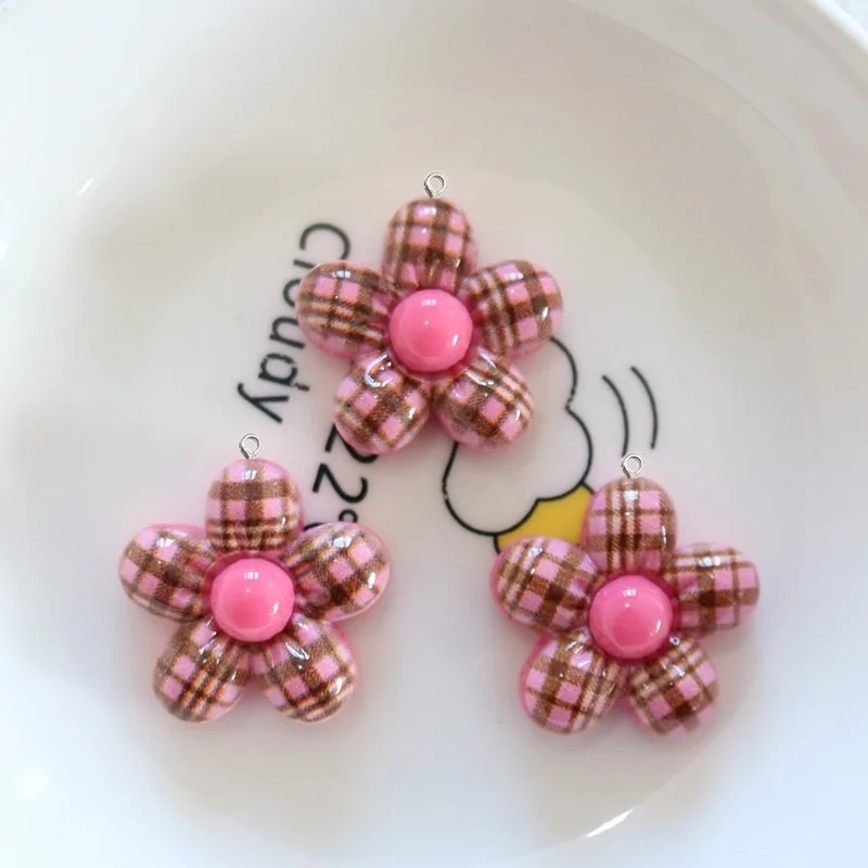 จี้เรซิ่นรูปดอกไม้หวานๆ 10 ชิ้ - Art Craft Party บทวิจารณ์และราคา