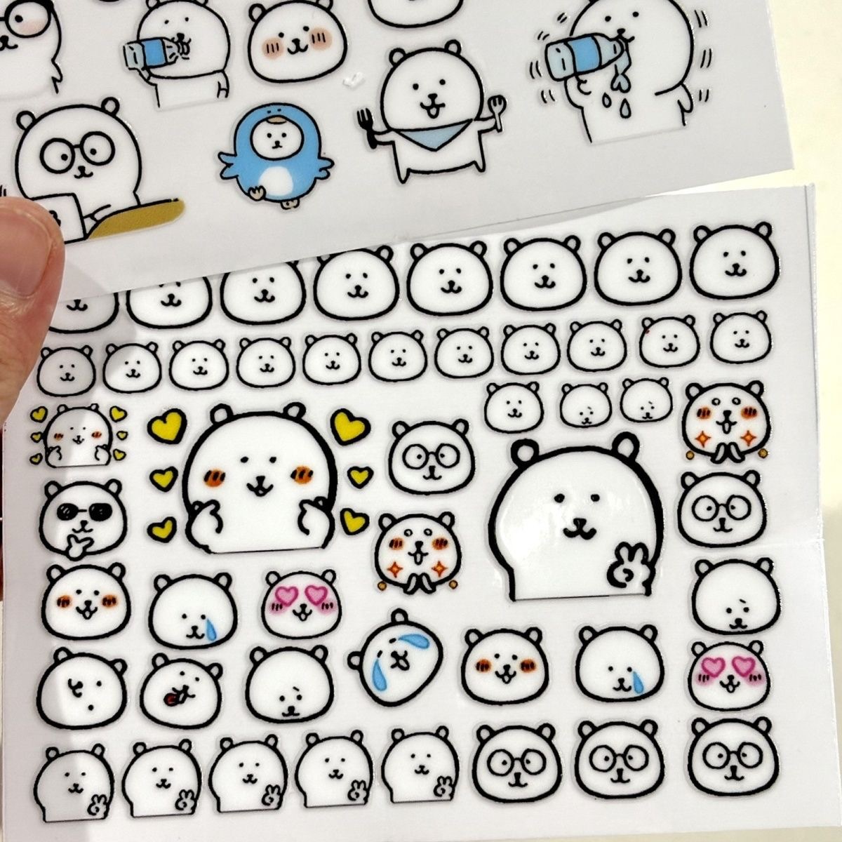 สติกเกอร์ลายหมีตลกน่ารัก กันน้ - Art Craft Material บทวิจารณ์และราคา
