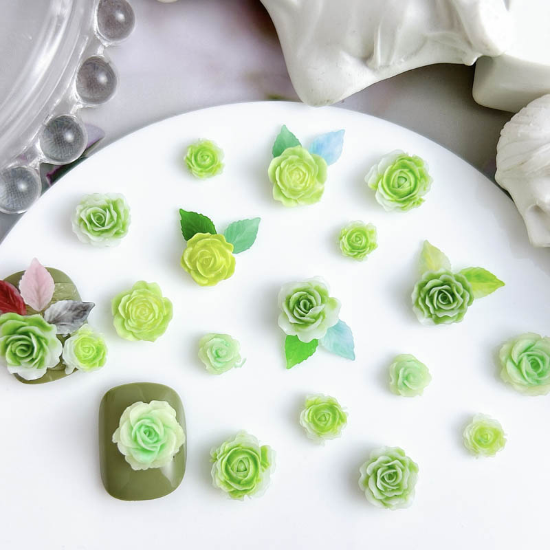 50pcs สุ่มผสมเรซิ่น Rose ดอกไม - Art Craft Rose บทวิจารณ์และราคา