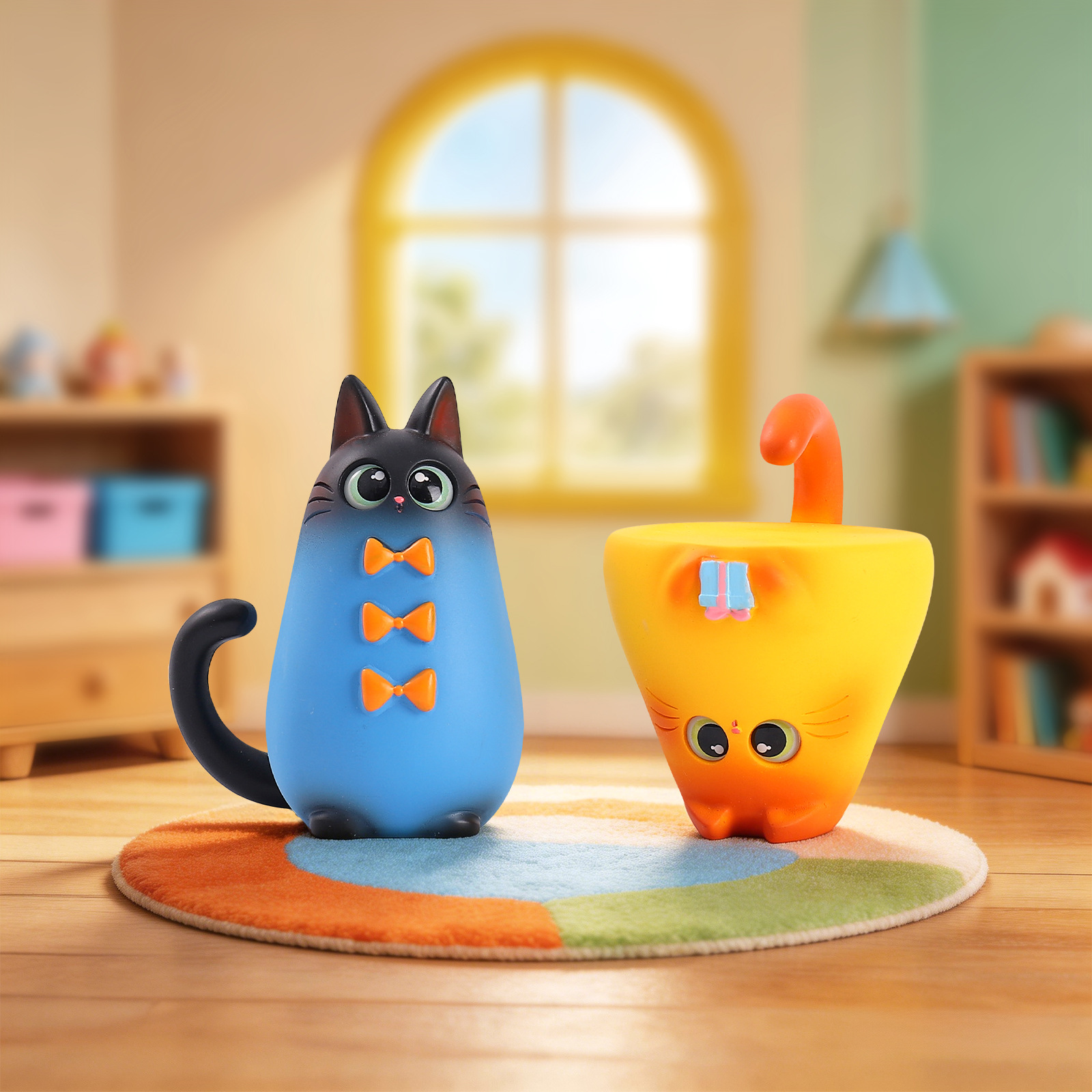 ฟิกเกอร์แมวแบบสุ่ม  งานเรซิ่น  - Art Craft Cat บทวิจารณ์และราคา