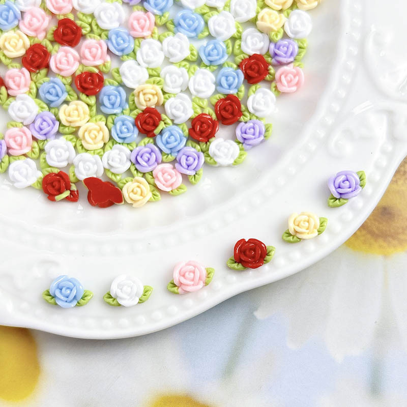 30PCS เรซิ่น Rose ตกแต่งเล็บ M - Art Craft Rose บทวิจารณ์และราคา