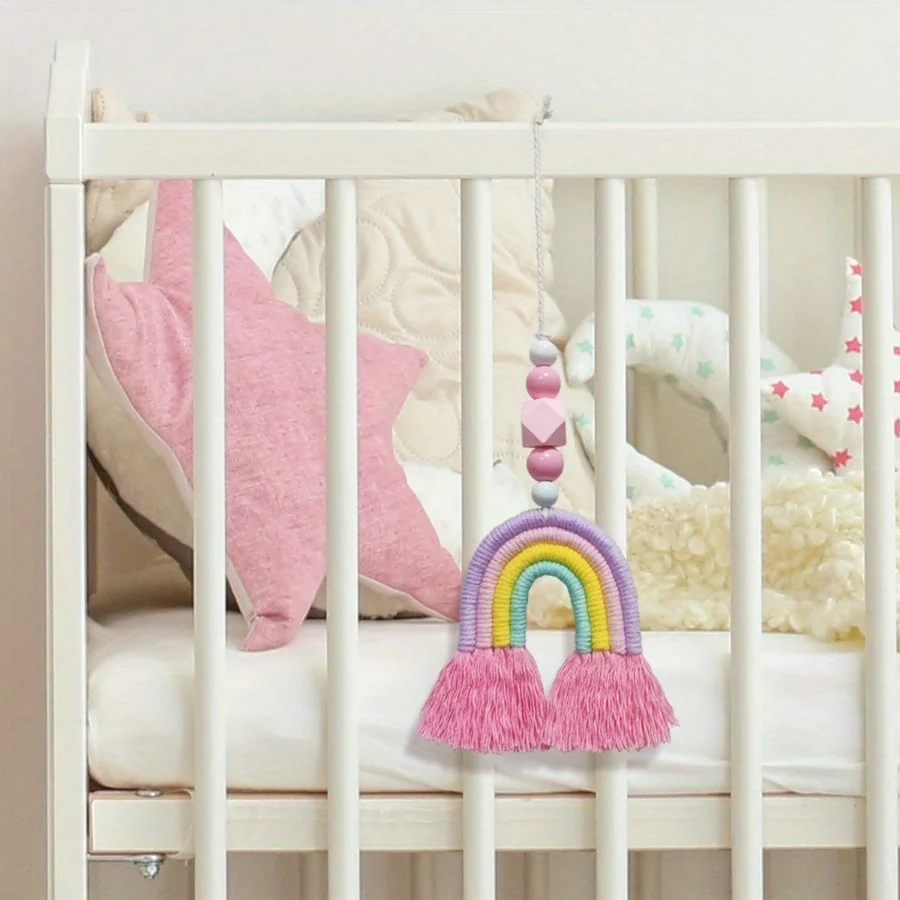 สายรุ้งสีชมพู WIND Chimes ทอผ้ - Art And Craft For Nursery บทวิจารณ์และราคา
