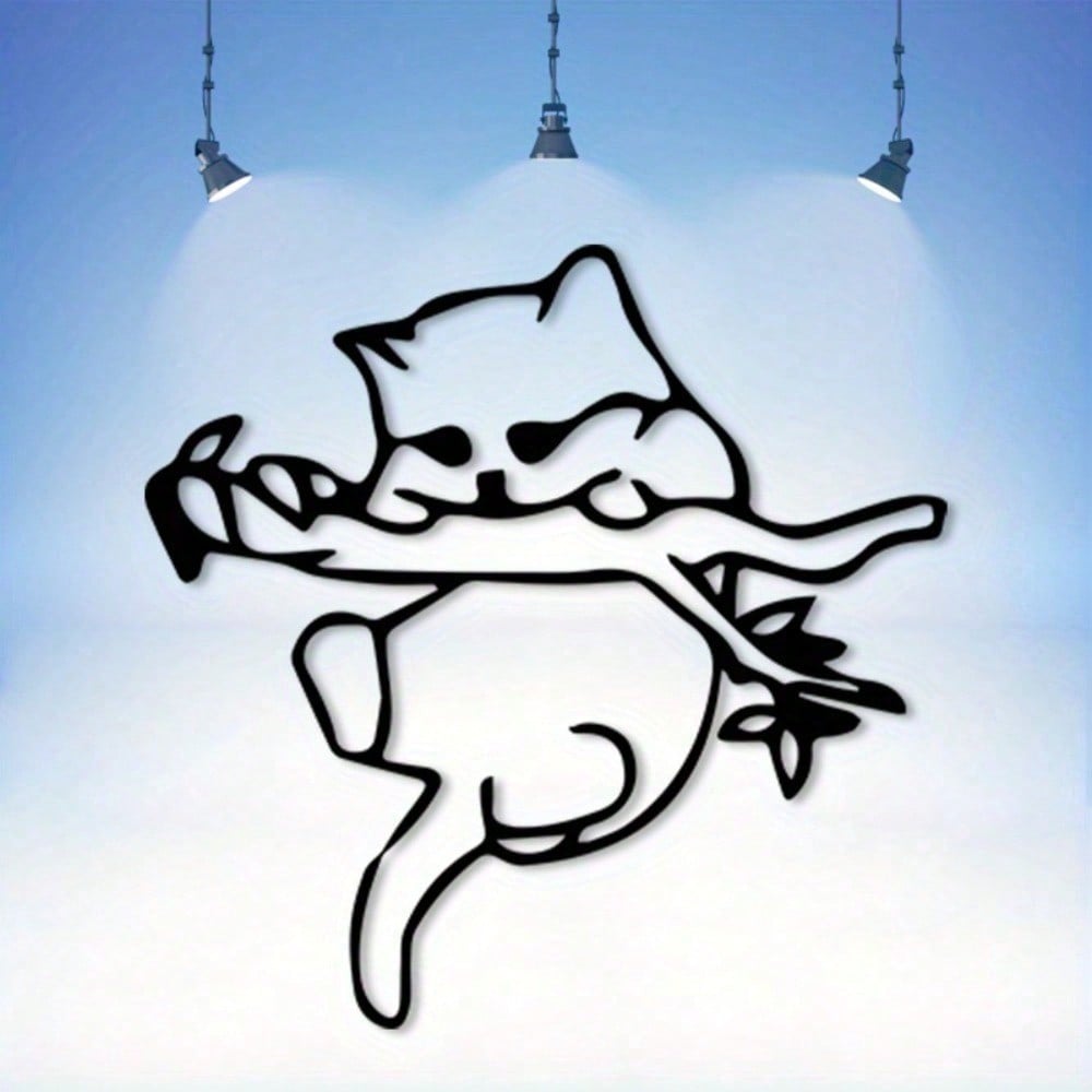 CIFBUY งานศิลปะติดผนังโลหะลายด - Art Craft Cat บทวิจารณ์และราคา