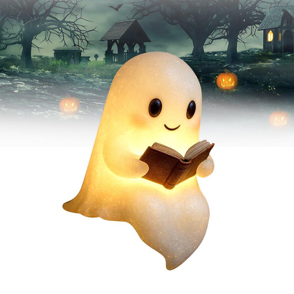 โคมไฟอ่านหนังสือรูปผีน่ารัก ไฟ - Art Craft Books บทวิจารณ์และราคา