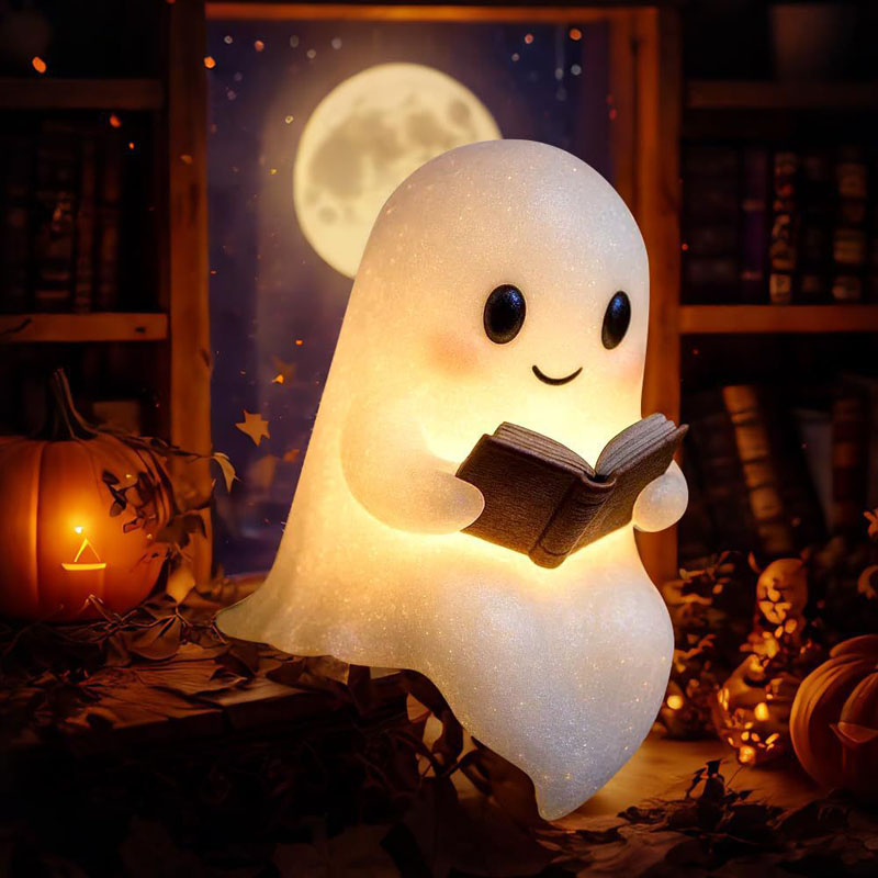 โคมไฟอ่านหนังสือรูปผีน่ารัก ไฟ - Art Craft Books บทวิจารณ์และราคา