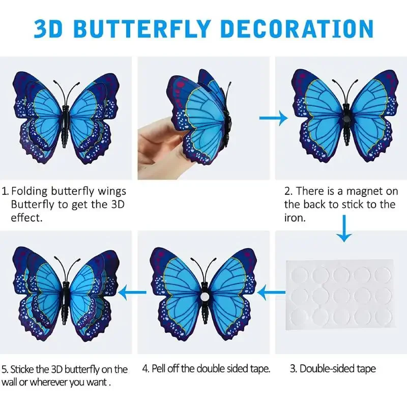 12 ชิ้น 3D สติ๊กเกอร์ติดผนังรู - Art And Craft For Nursery บทวิจารณ์และราคา