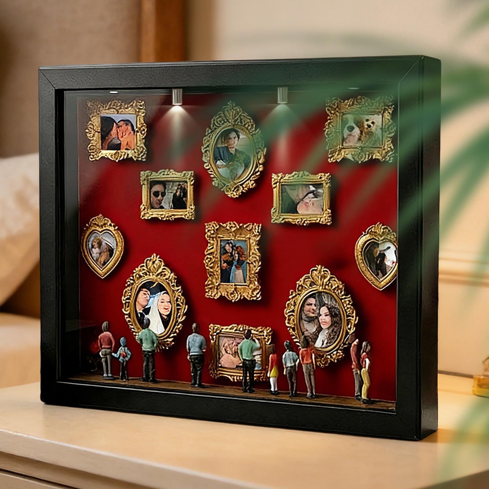 กล่องโชว์ขนาดเล็ก DIY กรอบลึกส - Art Craft Museum บทวิจารณ์และราคา