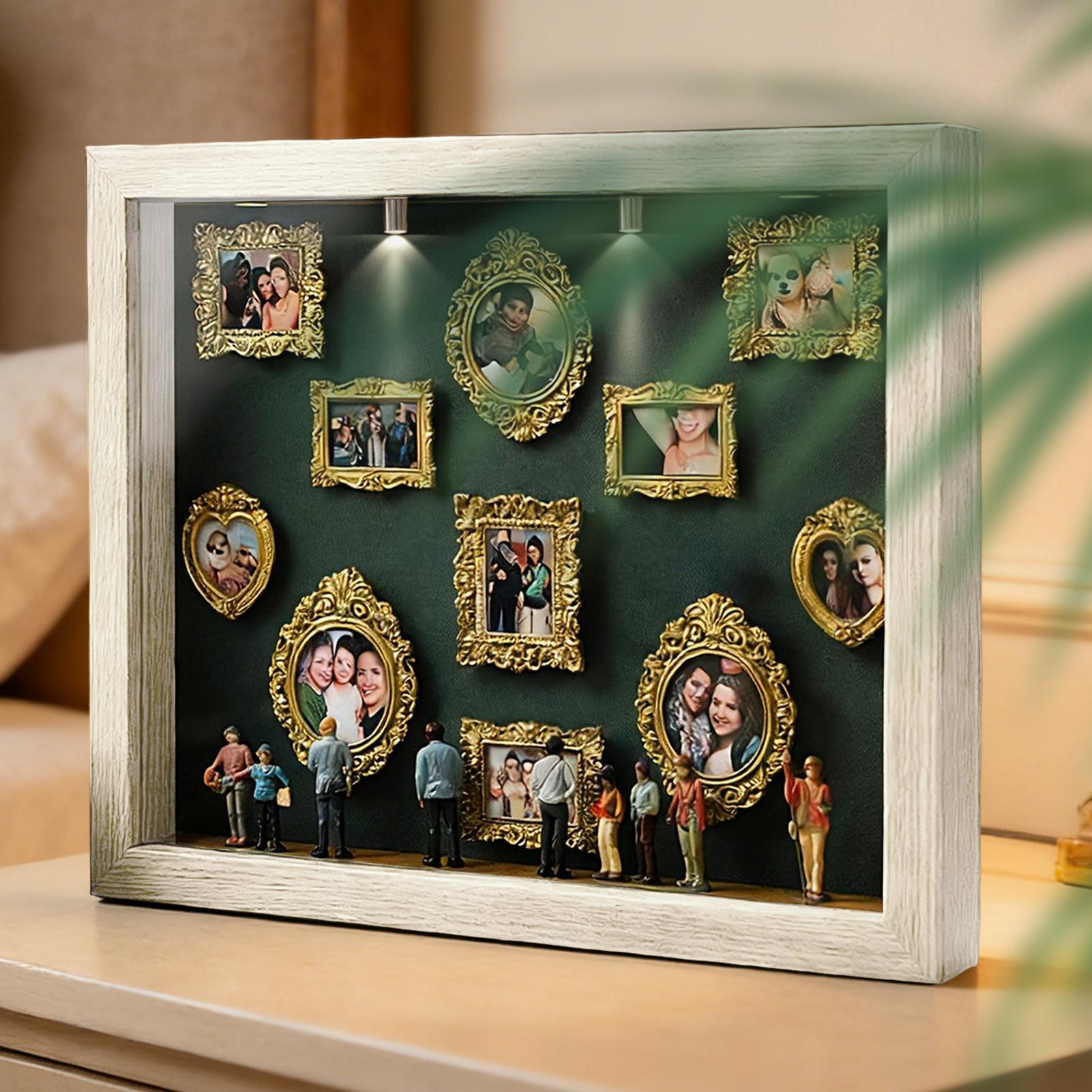 กล่องโชว์ขนาดเล็ก DIY กรอบลึกส - Art Craft Museum บทวิจารณ์และราคา