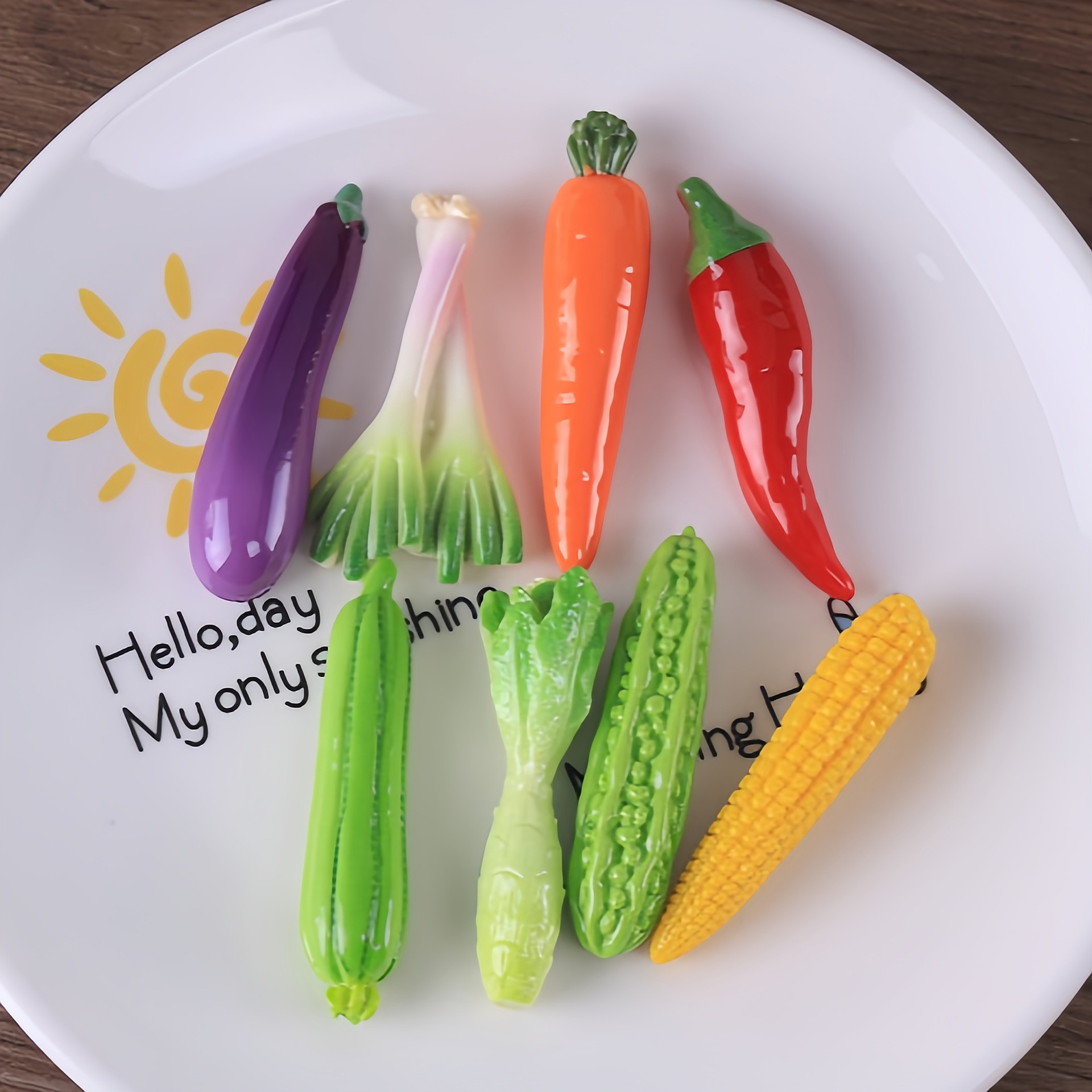 เรซิ่นคาโบชองรูปผักประดิษฐ์ 10 - Art And Craft Vegetable บทวิจารณ์และราคา