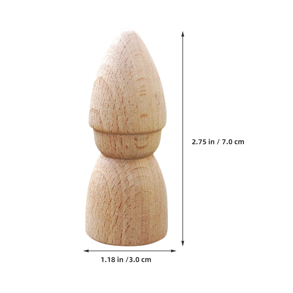 ชุดตุ๊กตาไม้ 6 ชิ้น ไม่ทาสี สำ - Art Craft Wood บทวิจารณ์และราคา
