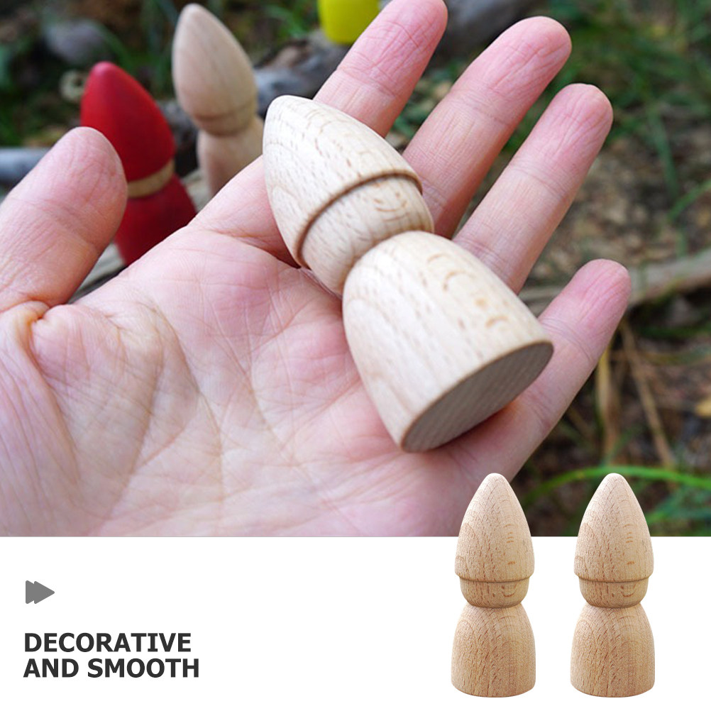 ชุดตุ๊กตาไม้ 6 ชิ้น ไม่ทาสี สำ - Art Craft Wood บทวิจารณ์และราคา