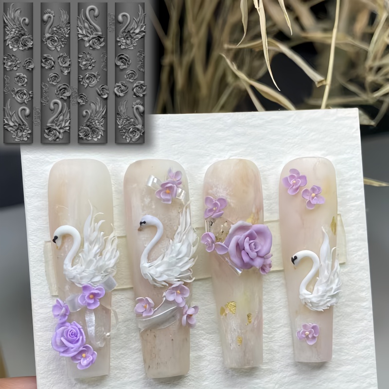แม่พิมพ์ซิลิโคนลายดอกกุหลาบหงส - Art Craft Rose บทวิจารณ์และราคา