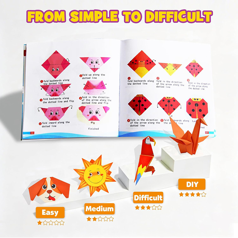 ชุดงานฝีมือกระดาษโอริกามิ หนัง - Art Craft Books บทวิจารณ์และราคา