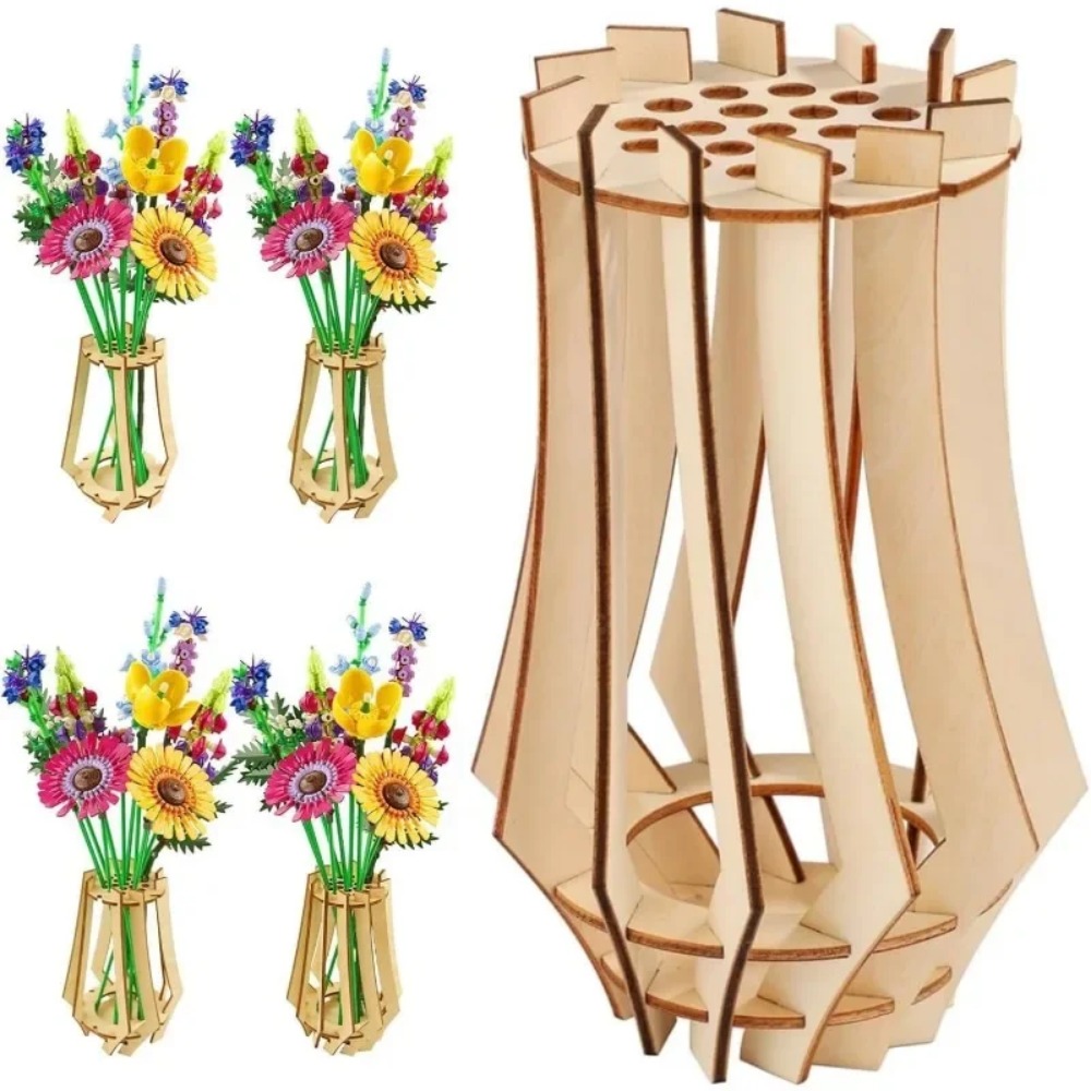 1 ชิ้น โมเดลล่าสุด แจกันไม้แบบ - Art Craft Restaurant บทวิจารณ์และราคา