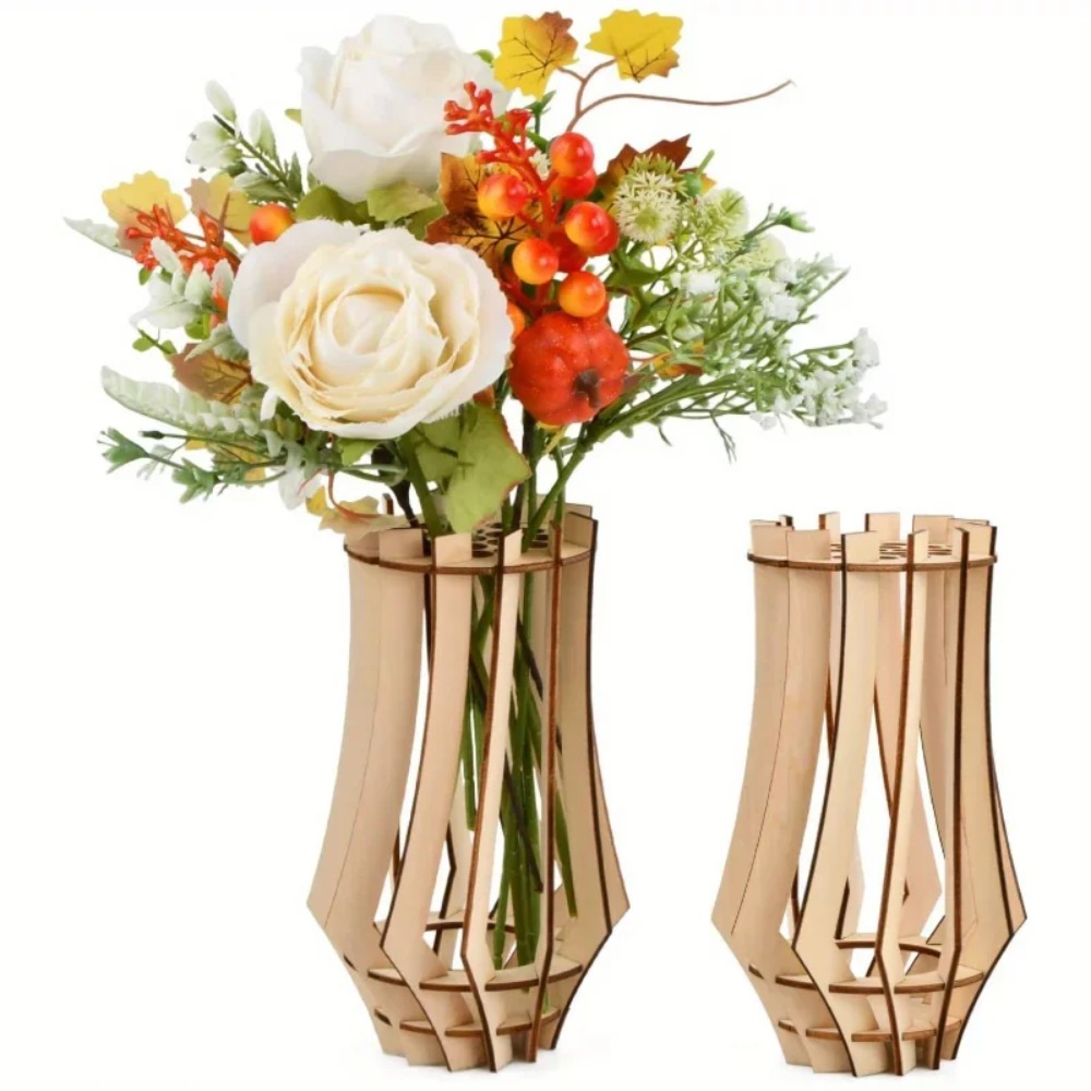 1 ชิ้น โมเดลล่าสุด แจกันไม้แบบ - Art Craft Restaurant บทวิจารณ์และราคา