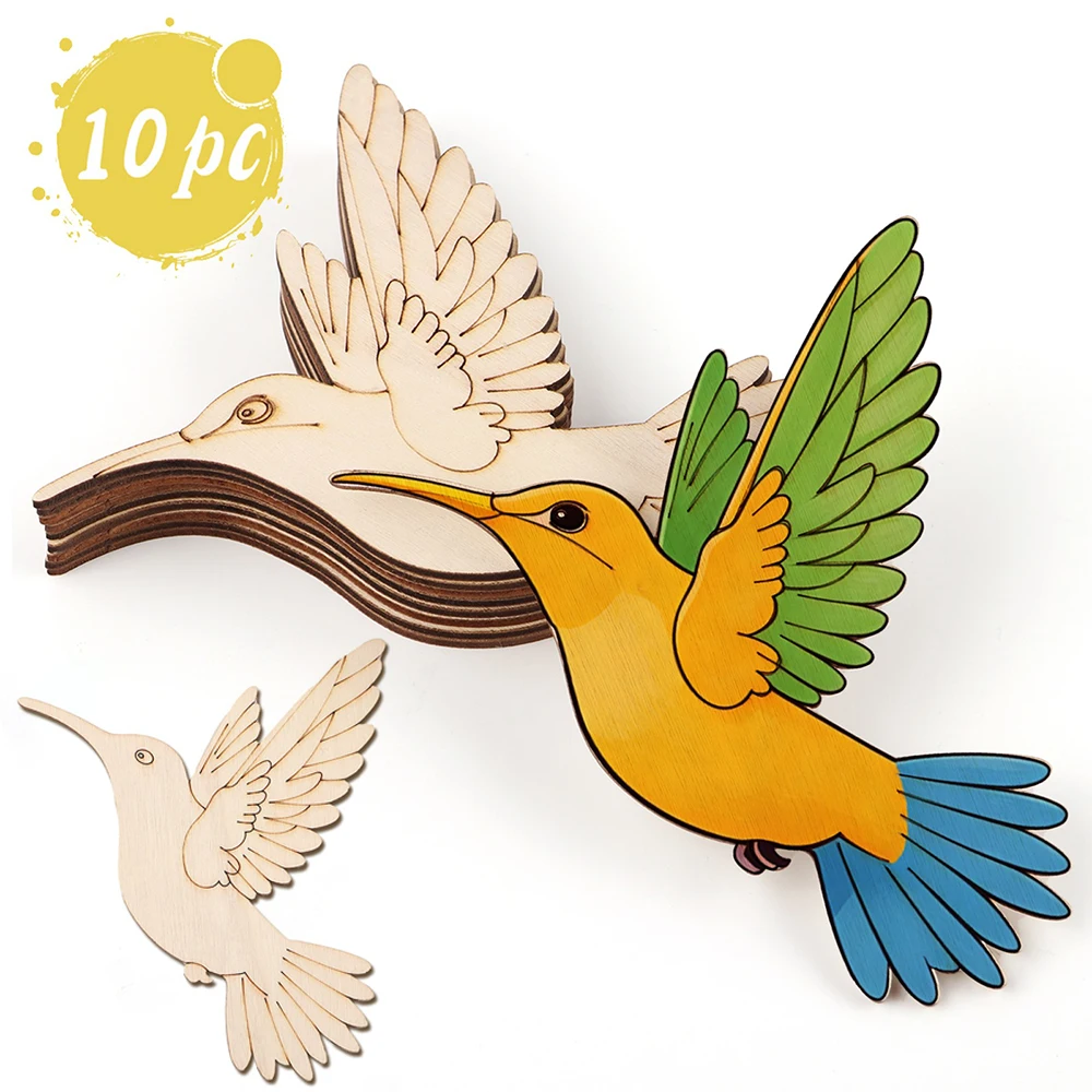 ชุดงานฝีมือไม้รูปสัตว์และนก 10 - Art Craft Wood บทวิจารณ์และราคา