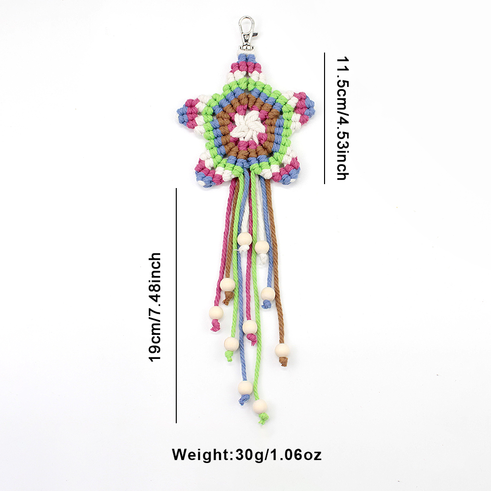 ชุดทำพวงกุญแจมาคราเม่ลายดาวห้า - Art Craft Material บทวิจารณ์และราคา