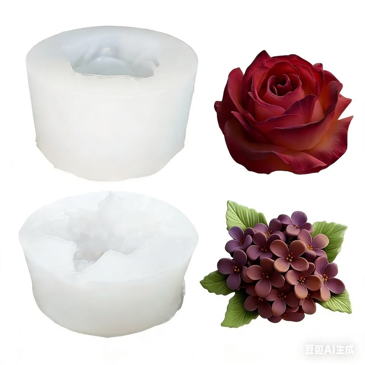 แม่พิมพ์ซิลิโคนรูปดอกไม้ 3 มิต - Art Craft Rose บทวิจารณ์และราคา
