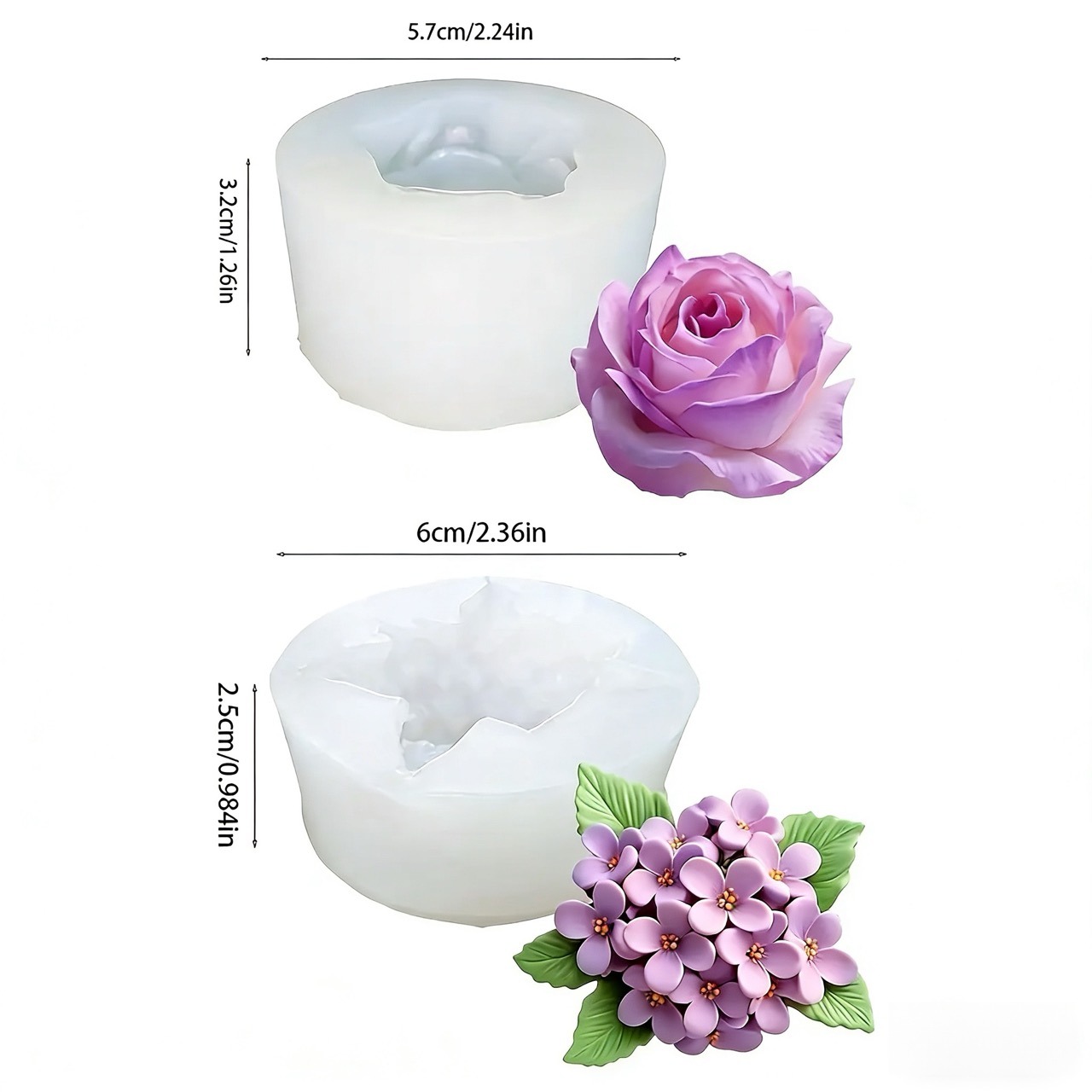 แม่พิมพ์ซิลิโคนรูปดอกไม้ 3 มิต - Art Craft Rose บทวิจารณ์และราคา