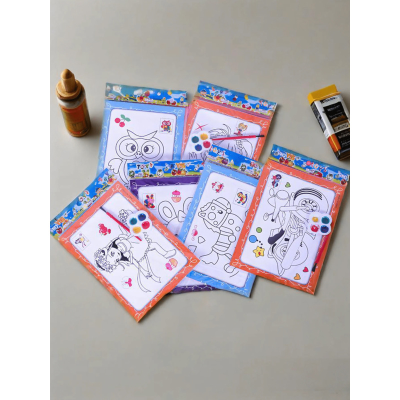 ชุดสมุดระบายสีภาพสีน้ำ (10 ชิ้ - Art Craft Books บทวิจารณ์และราคา