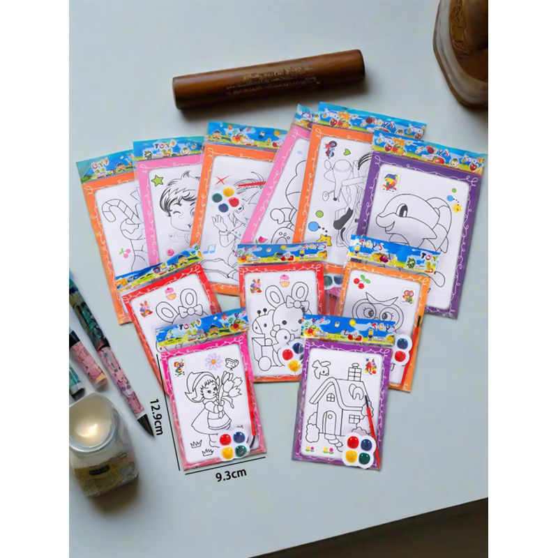 ชุดสมุดระบายสีภาพสีน้ำ (10 ชิ้ - Art Craft Books บทวิจารณ์และราคา