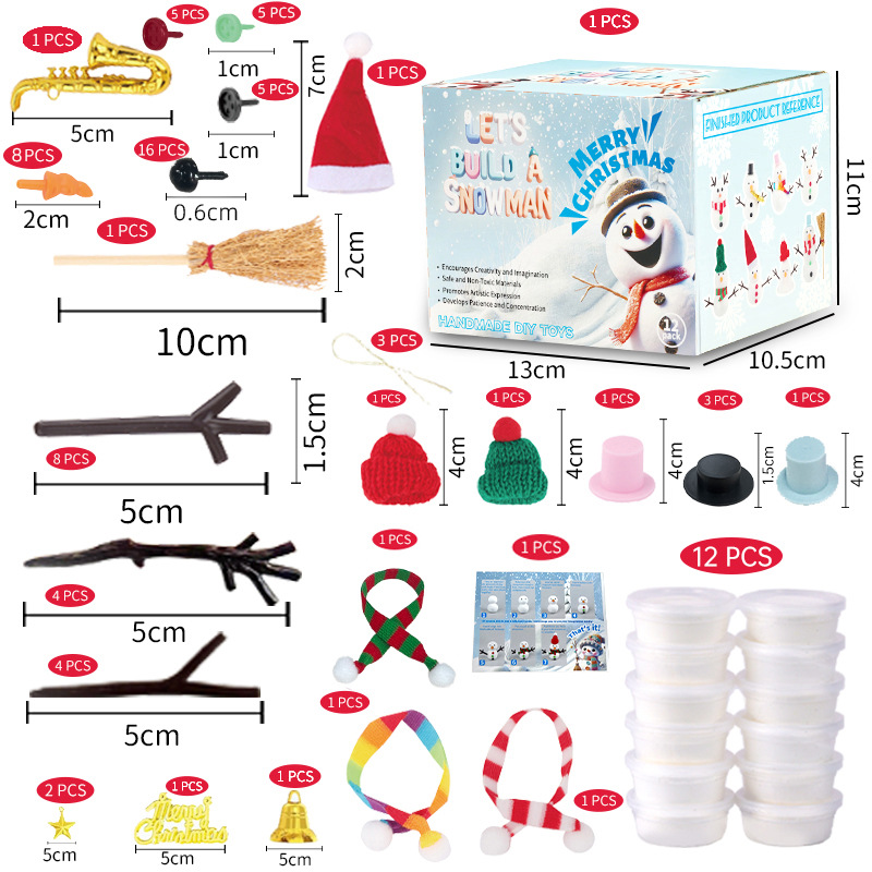 12 DIY Snowman ชุดของเล่น,คริส - Art Craft Upholstery บทวิจารณ์และราคา