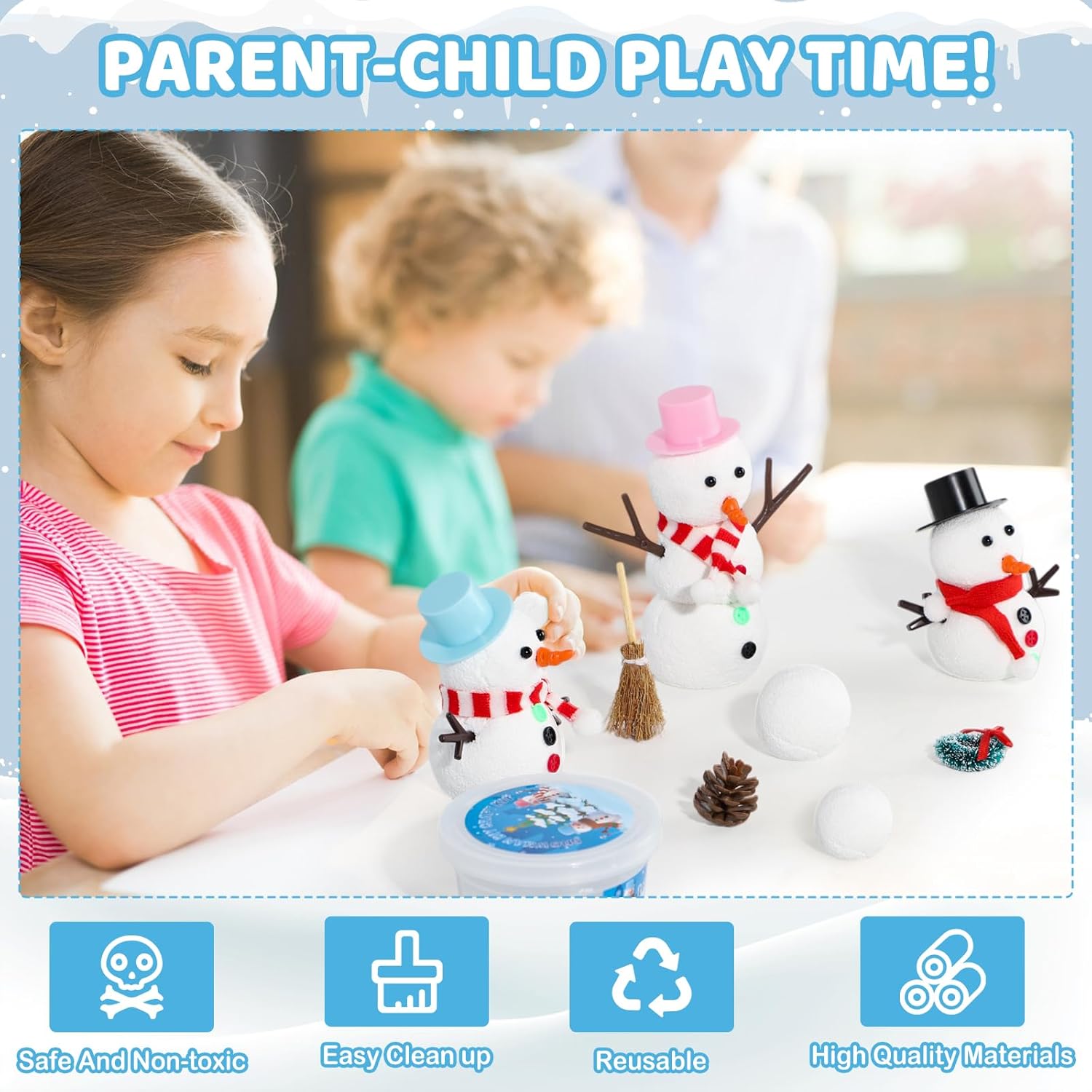 12 DIY Snowman ชุดของเล่น,คริส - Art Craft Upholstery บทวิจารณ์และราคา