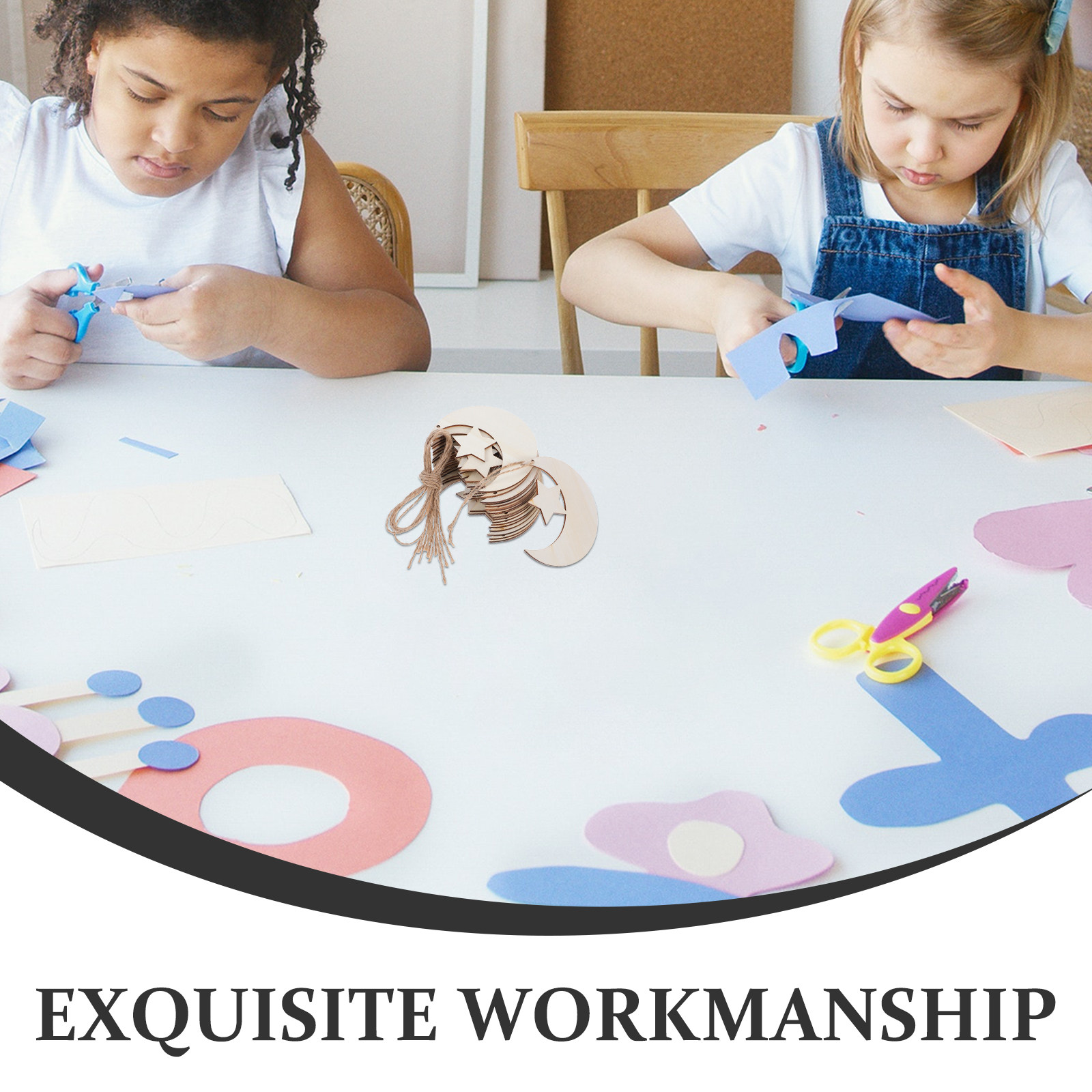 20 ชิ้น แผ่นไม้รูปทรงพระจันทร์ - Art And Craft For Nursery บทวิจารณ์และราคา