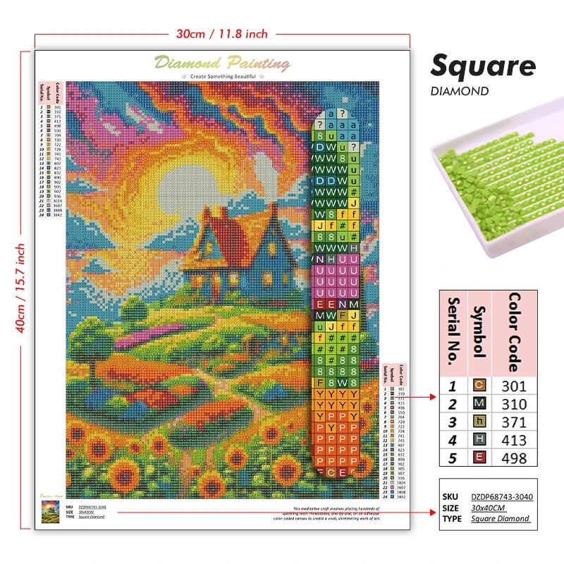 ชุดงานฝีมือเพชร 5D DIY ภาพดอกก - Art Craft Rose บทวิจารณ์และราคา