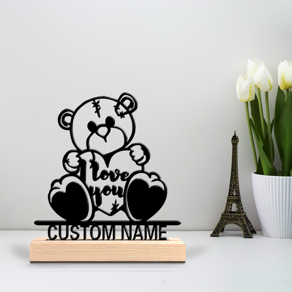ของตกแต่งโลหะรูปปั้นรูปหัวใจ 1 - Art Craft Wood บทวิจารณ์และราคา
