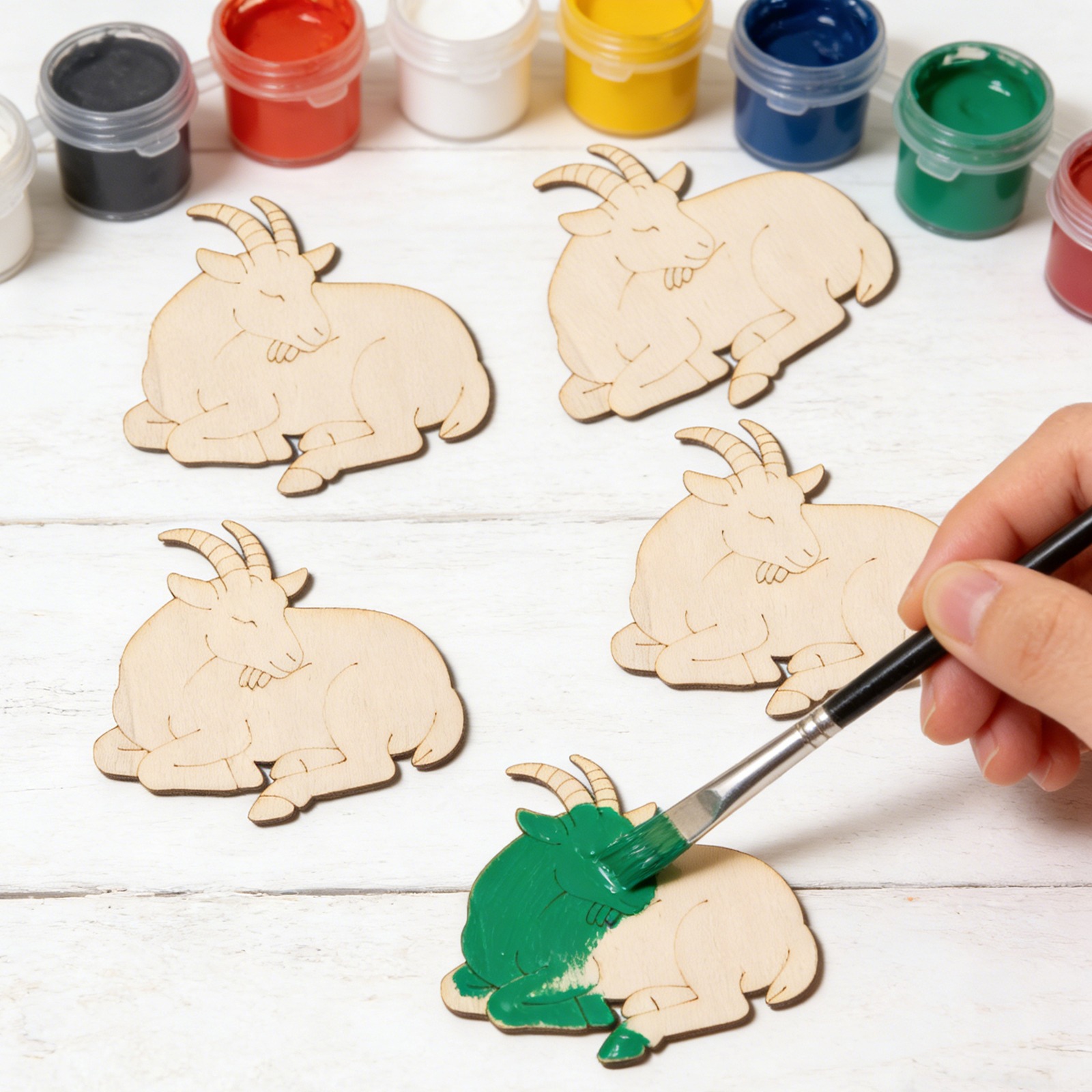 ชุดงานฝีมือไม้แกะสลักรูปแกะ 10 - Art Craft Wood บทวิจารณ์และราคา