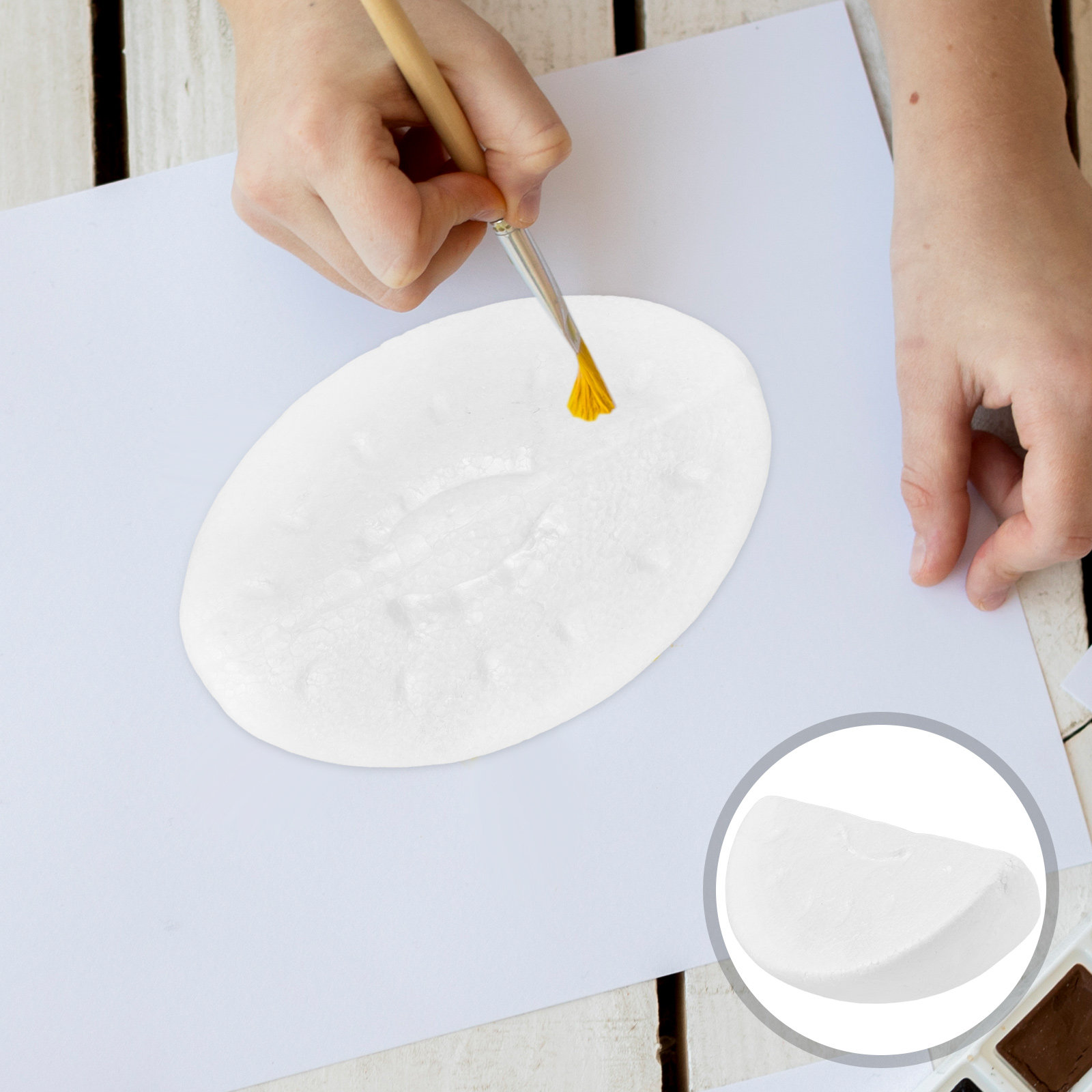 ชุดแตงโมโฟมสีขาว 4 ชิ้น จำลองผ - Art And Craft Vegetable บทวิจารณ์และราคา