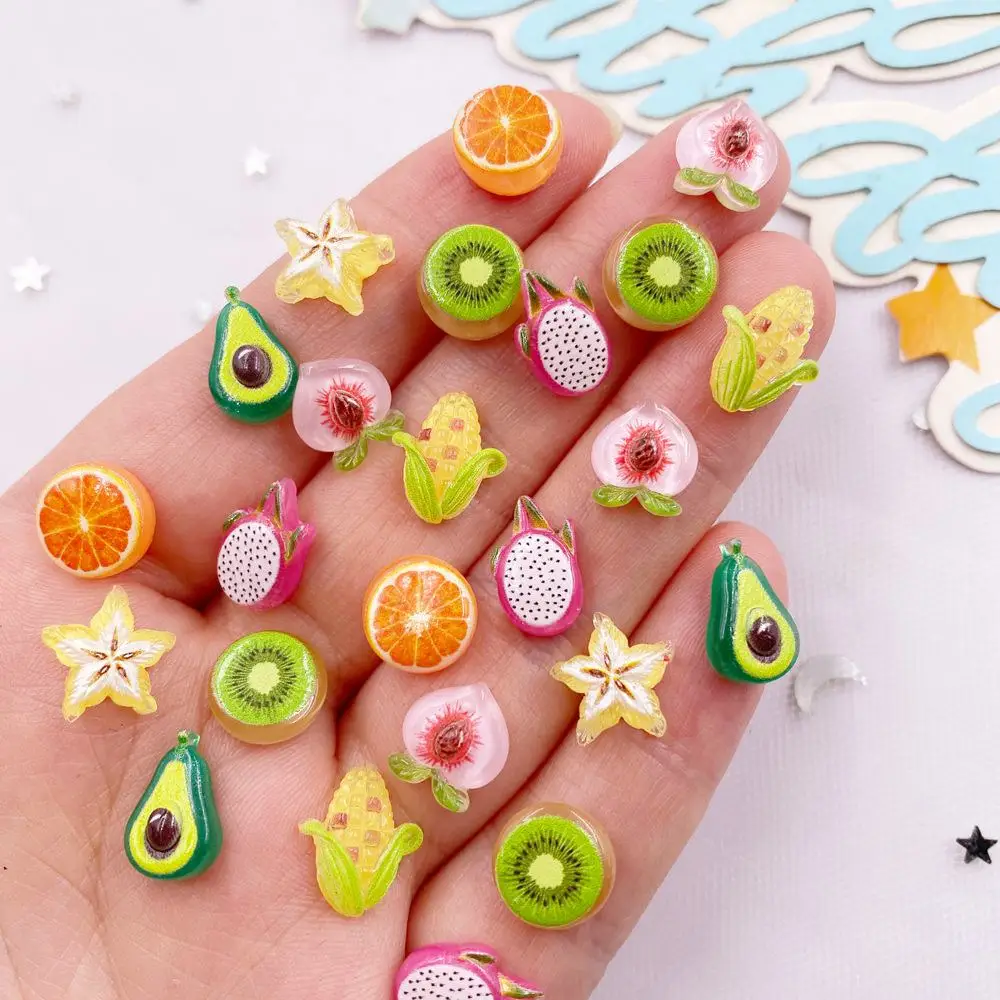 50PCS เรซิ่นน่ารัก Mini สีสัน  - Art And Craft Vegetable บทวิจารณ์และราคา