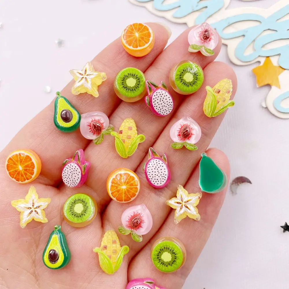 50PCS เรซิ่นน่ารัก Mini สีสัน  - Art And Craft Vegetable บทวิจารณ์และราคา