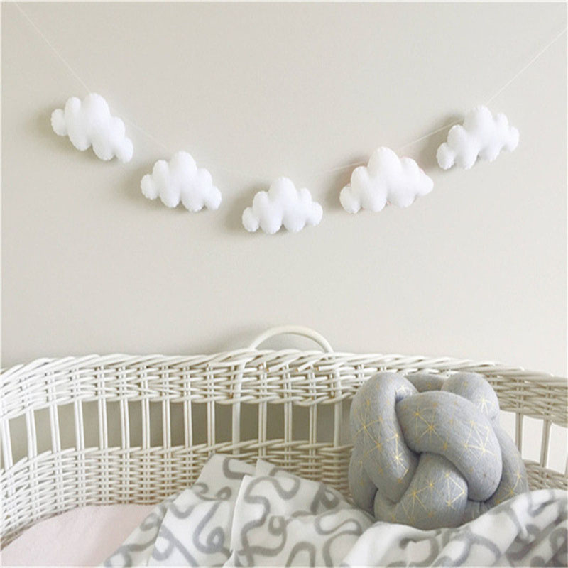 Nordic Felt Cloud Garlands Str - Art Craft Party บทวิจารณ์และราคา