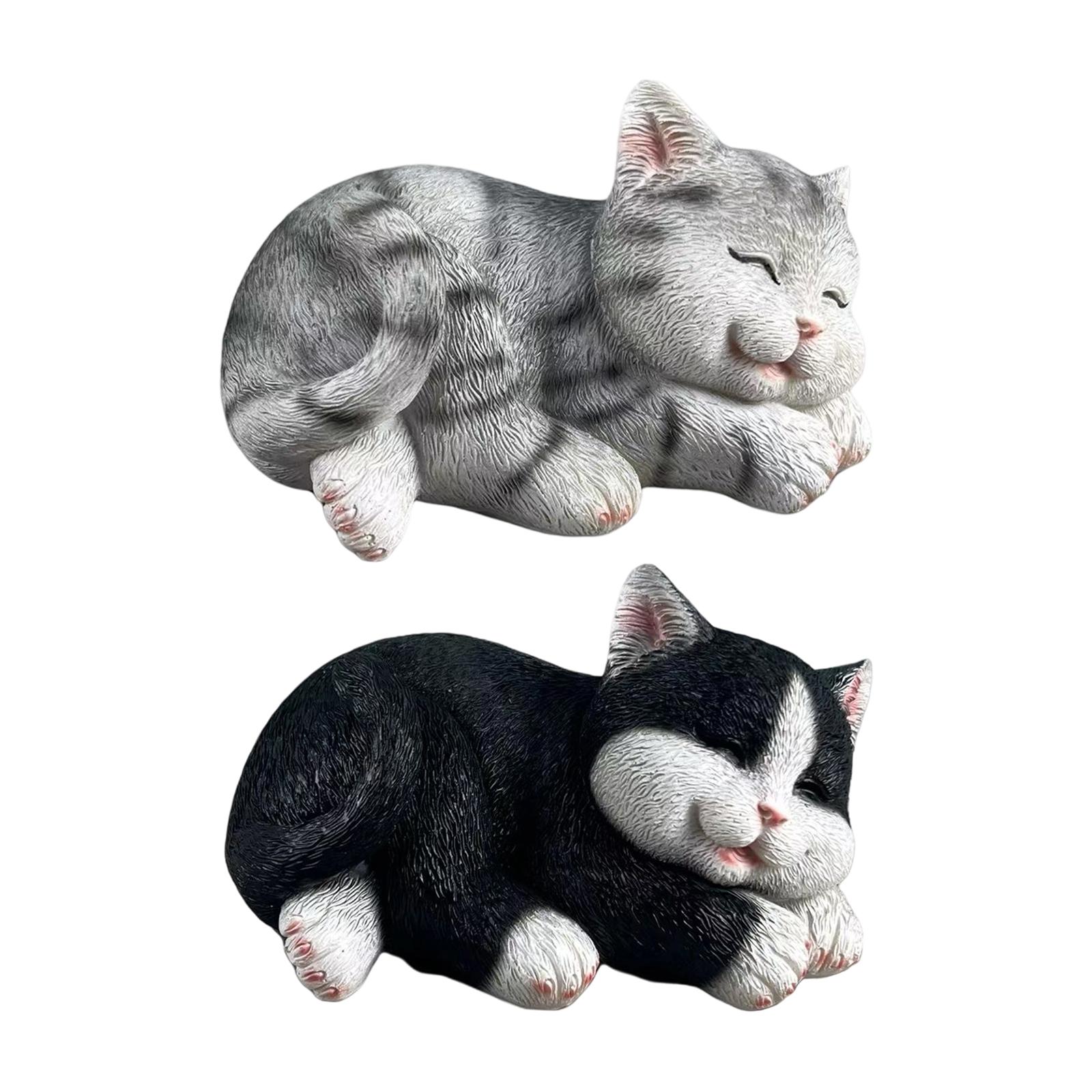 รูปปั้นแมว ของตกแต่งสวน งานศิล - Art Craft Cat บทวิจารณ์และราคา